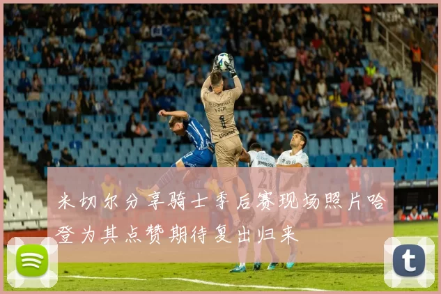 米切尔分享骑士季后赛现场照片哈登为其点赞期待复出归来
